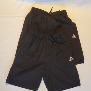 Reebok Kids Black Shorts, Set Of 2